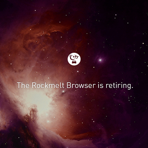 Rockmelt Browser Retiring